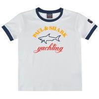 PAUL AND SHARK Children Boys Logo T Shirt