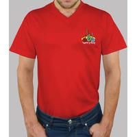 parrandera red shirt with peak