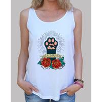 paw | wide straps shirt for her