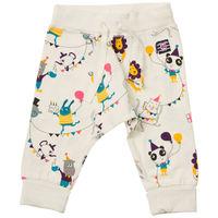 party print baby trousers grey quality kids boys girls