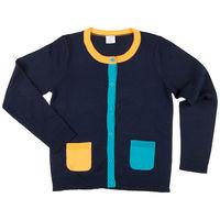 Patch Pocket Kids Cardigan - Blue quality kids boys girls