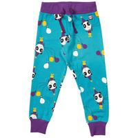 Panda Print Kids Leggings - Turquoise quality kids boys girls