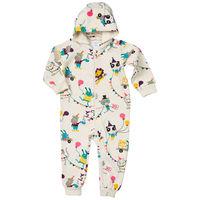 Party Print Baby All-in-one - Grey quality kids boys girls