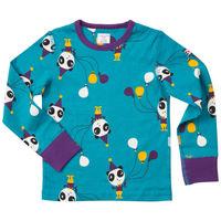 Panda Print Kids Top - Turquoise quality kids boys girls