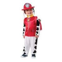 paw patrol marshall child costume one color small