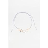 Pastel Chain Detail Choker Necklace, SLATE