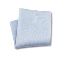 pale blue birdseye textured silk pocket square savile row