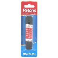 Patons Black Flat Laces 140