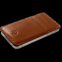 PATRONA MAGNETIC iPhone Wallet in Acorn Brown - iPhone 4S