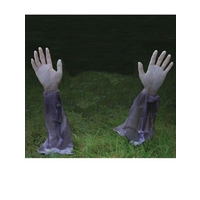 Pair of Zombie Arm Lawn Stakes