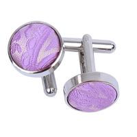 Paisley Lilac Cufflinks