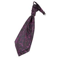 passion black purple scrunchie cravat