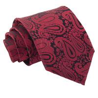 Paisley Burgundy Tie