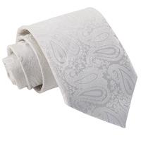 Paisley Ivory Tie