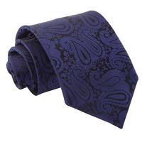 Paisley Navy Blue Tie