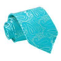 Paisley Turquoise Tie