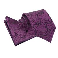 Paisley Purple Tie 2 pc. Set