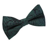 Paisley Emerald Green Bow Tie