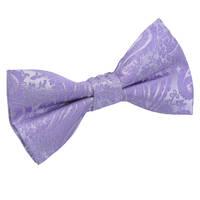 Paisley Lilac Bow Tie