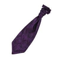 Paisley Purple Scrunchie Cravat