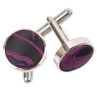 Passion Black & Purple Cufflinks