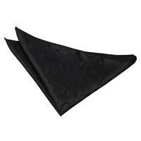 passion black handkerchief pocket square