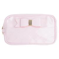 Patent leather toiletry bag with bow Mayoral