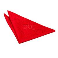 Paisley Red Handkerchief / Pocket Square
