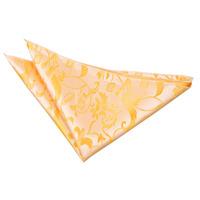 passion gold handkerchief pocket square