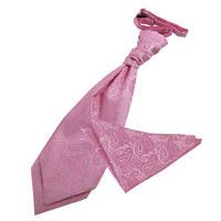 Paisley Baby Pink Scrunchie Cravat 2 pc. Set