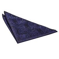 Paisley Navy Blue Handkerchief / Pocket Square