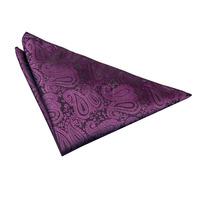 Paisley Purple Handkerchief / Pocket Square