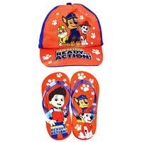 paw patrol cap and slipper gift set kids size 3132