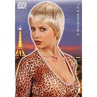 Paris - Blonde/brown Wig For Hair Accessory Fancy Dress
