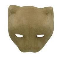 Paper Mache Cat Mask 20 x 20 x 17 cm