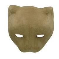 paper mache cat mask 20 x 20 x 17 cm