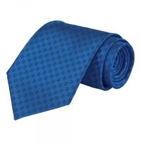 payday 2 2 logo pattern real blue silk tie