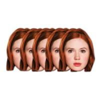 Pack Of 6 Amy Pond Doctor Who Face Masks