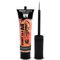 Paint Glow Glitter Uv Neon Eye Liner, Peach