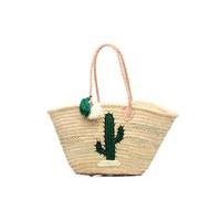 Panier artisanal Cactus Vert