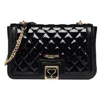 Patent quilted Shoulder bag