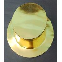 Party Top Hats Foil Gold 25s