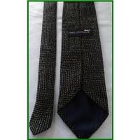 Paul Costelloe - Black and green diagonal herringbone pattern - Tie