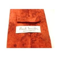 Paul Smith Burnt Red Silk Tie