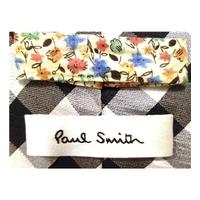Paul Smith Black And White Checked Tie.