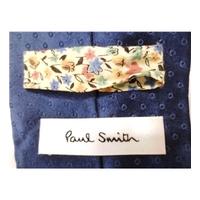 Paul Smith Navy Blue Silk Tie.