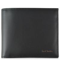 paul smith multi stripe leather logo billfold