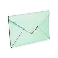 pastel envelope clutch bag