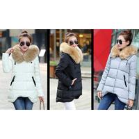 Parka Coat White- 10