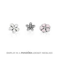 PANDORA Petite Memories Poetic Blooms Locket Charm Set 792079CZ